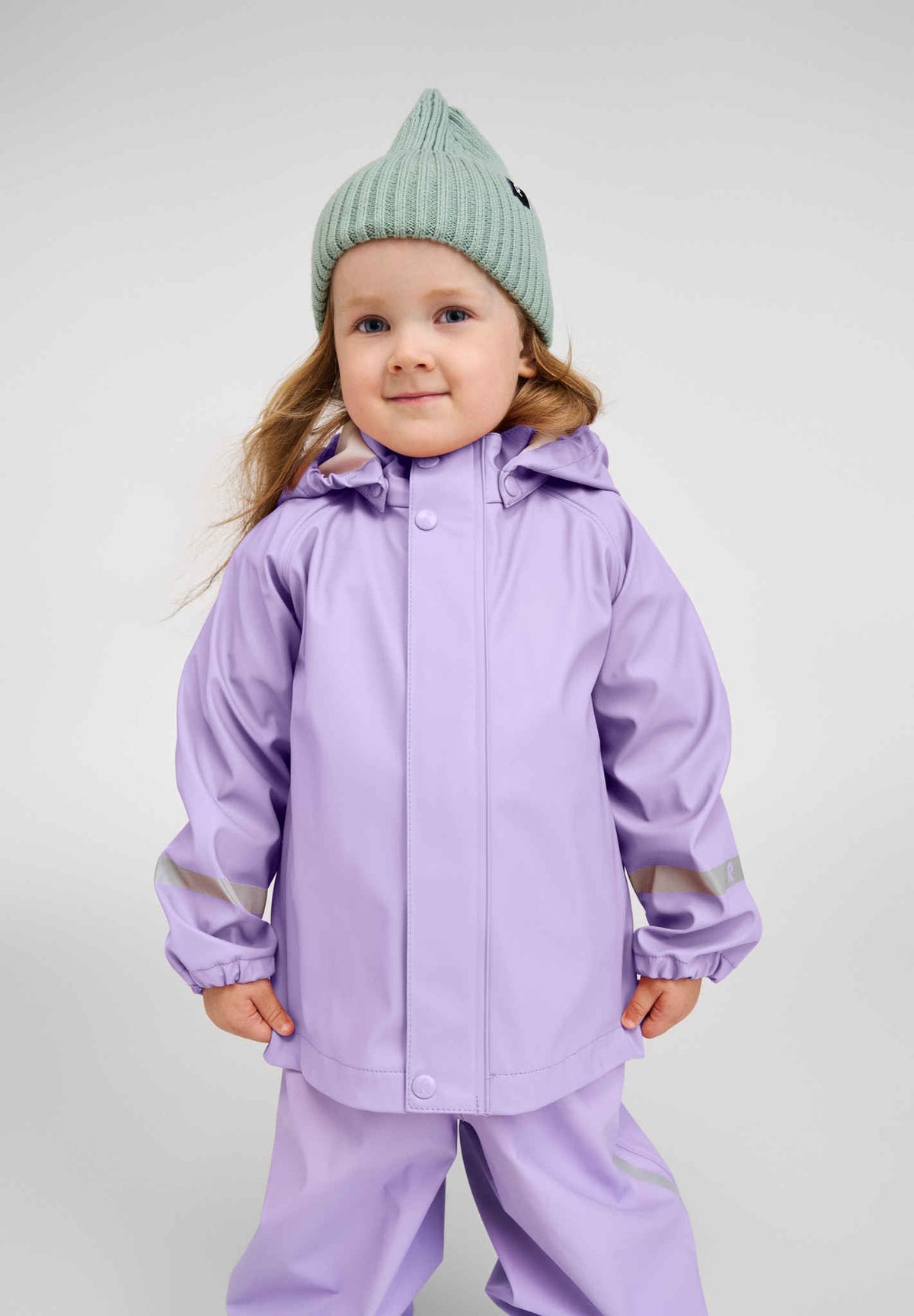 Lampi - Kids' Rubber Rain Jacket