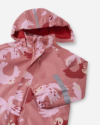 Koski - Fleece-Lined Rubber Rain Jacket