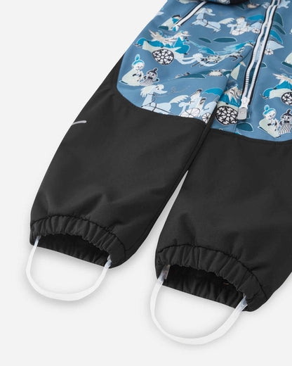 Moomin Mjosa - Kids' Softshell Outdoor Jumpsuit