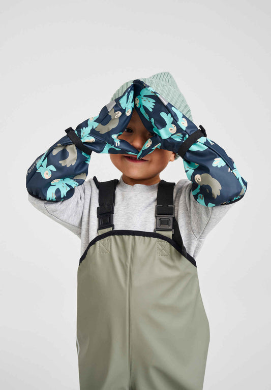 Puro - Kids' Lined Rubber Rain Mittens