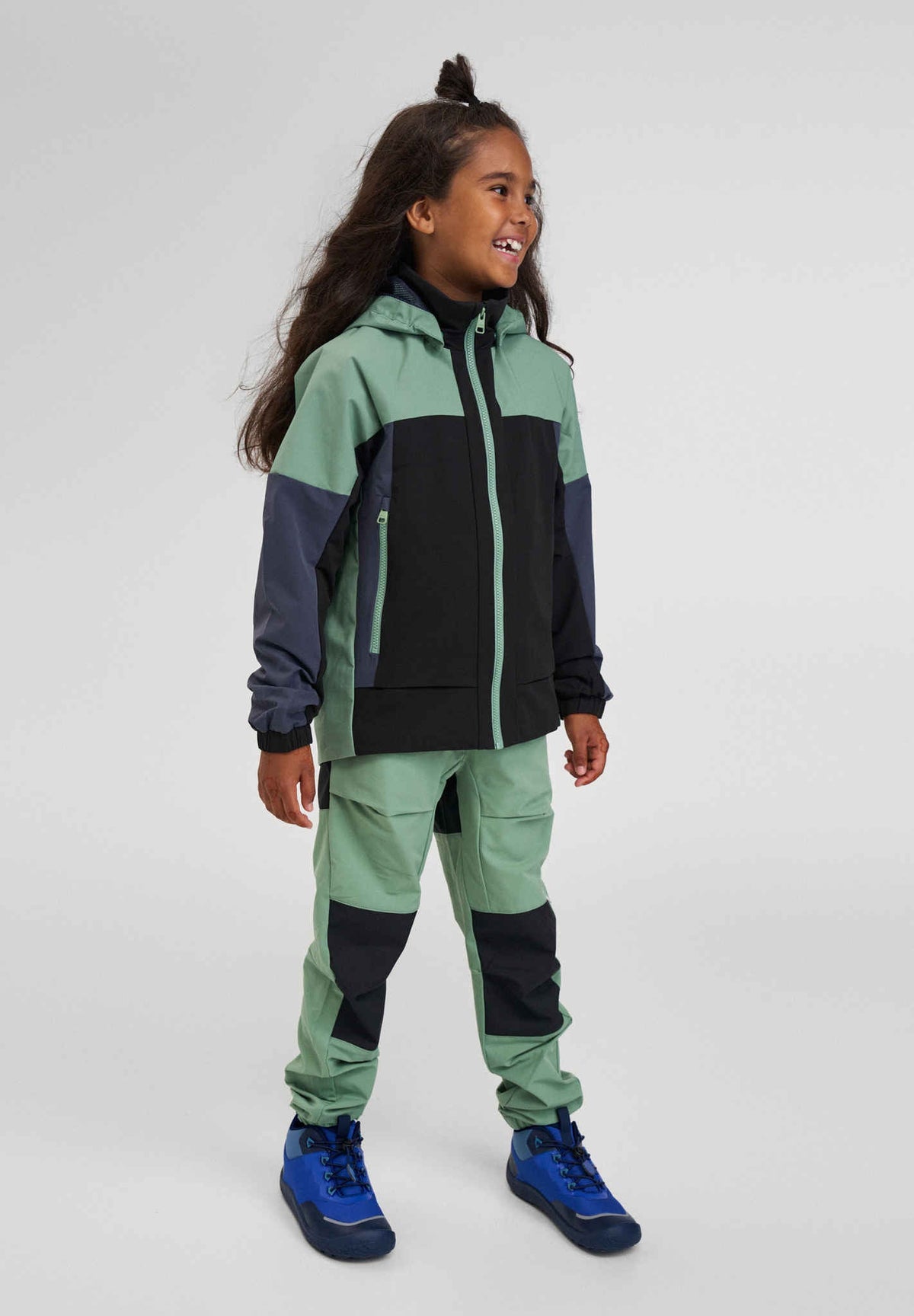 Vaeltava - Kids' Water-Repellent Hybrid Jacket