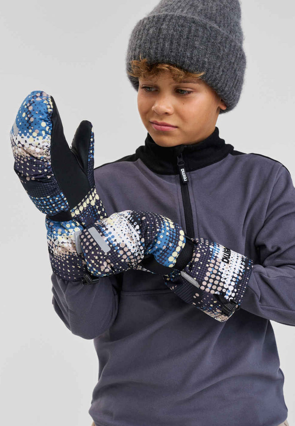 Vanukko - Kids' ReimaTec Waterproof Ski Mittens